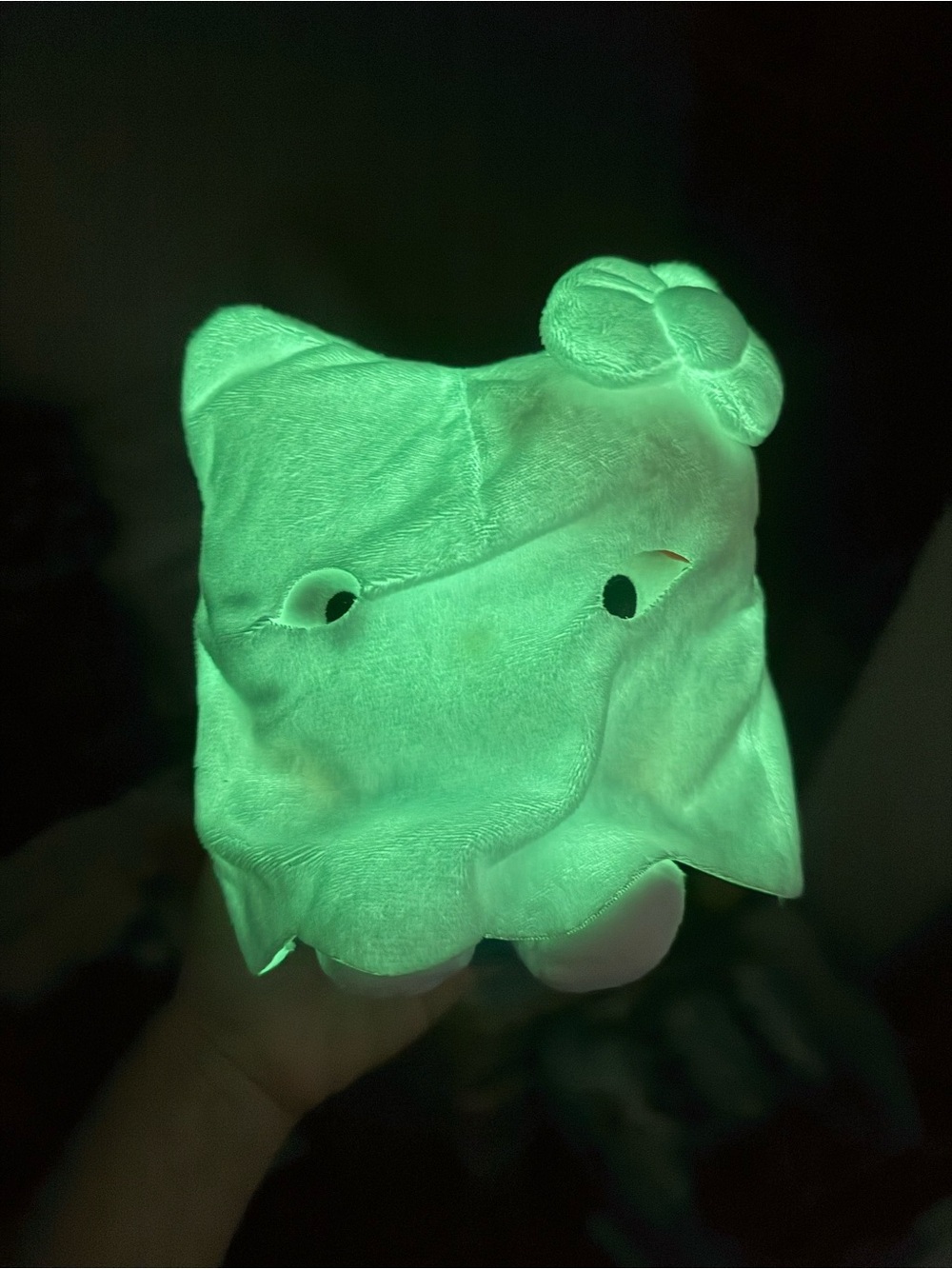 Hello Kitty Sanrio Halloween Ghost 6" glow in the dark plush toy